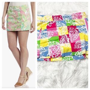 Lilly Pulitzer Rollin’ Turtle Lennie Check Skort